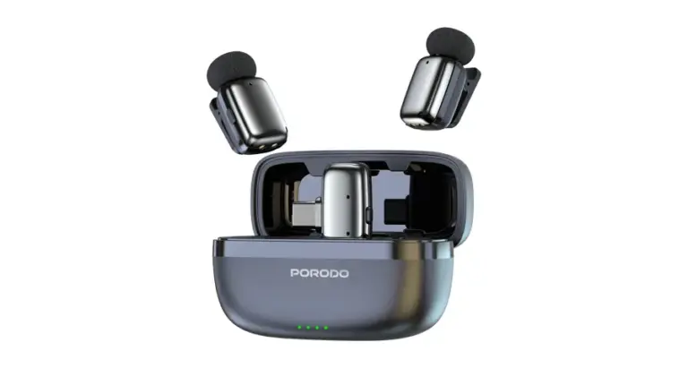 Porodo Wireless Lavalier Microphones Type-C