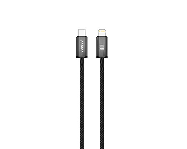 Porodo Woven 30W Lightning to Type-C Cable 1.2M