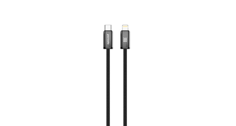 Porodo Woven 30W Lightning to Type-C Cable 1.2M