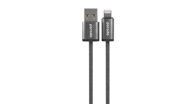 Porodo Woven Braided USB-A to Lightning Cable