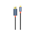 Porodo Woven Cable Lightning to HDMI