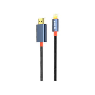 Gadget Pulse Kenya 4 Porodo Woven Cable Lightning to HDMI