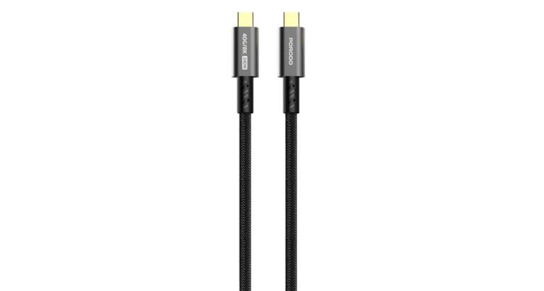 Porodo Woven TypeC-C Cable 240w 40gbps 8K 60hz