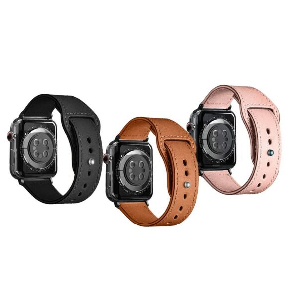 Porodo iGuard Leather Loop Watch Band For Apple Watch 42/44/45mm