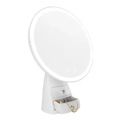 Porodo lifestyle Led Illuminated Mirror - White/Rose Gold