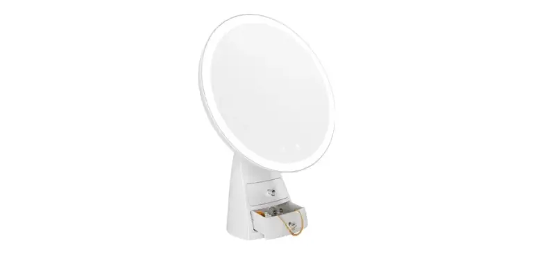 Porodo lifestyle Led Illuminated Mirror - White/Rose Gold