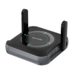 Porodo portable CPE MiFi 3G/4G Wireless Router 4000mAh - Black/Grey