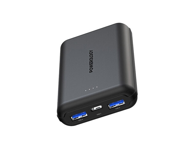 Powerology 10000 mAh PD20w QC 18W 2*USB-A 1*USB-C Port Fast Charging Power Bank