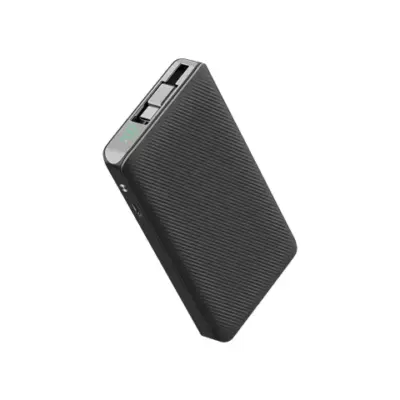 Powerology 10000mAh Retractable Cable Power Bank
