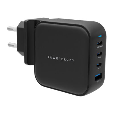 Powerology 100W Triple PD + 1 QC3.0 World Travel Kit