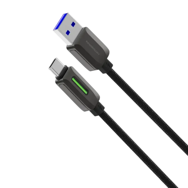 Powerology 12W Braided USB-A to USB-C Cable