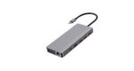 Powerology 13-in-1 Dual HDMI & DisplayPort USB-C HUB Ethernet