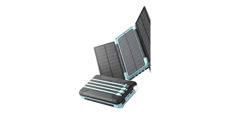 Powerology 16000mAh Solar Multi-Cable Power Bank