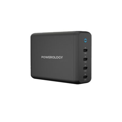 Powerology 165W GaN Desktop Charger x4 USB-C Power Delivery