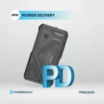 Powerology 20000mAh Solar Wireless Charging Power Bank