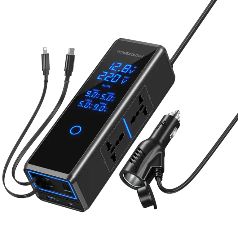 Powerology 300W x2 AC Socket Car Power Inverter