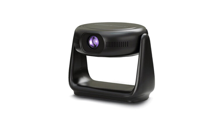 Powerology 300 Ansi Lumens Full HD Portable Projector with Built-in Battery and LCD light