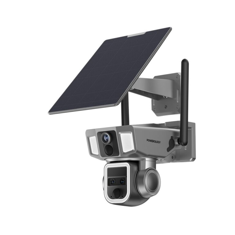Powerology 4G/WiFi 360° Dual Lens Outdoor Camera