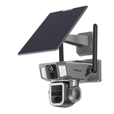 Powerology 4G/WiFi 360° Dual Lens Outdoor Camera
