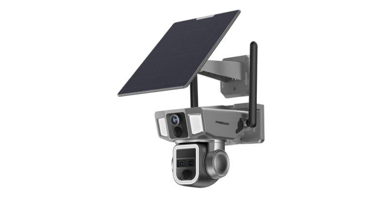 Powerology 4G/WiFi 360° Dual Lens Outdoor Camera