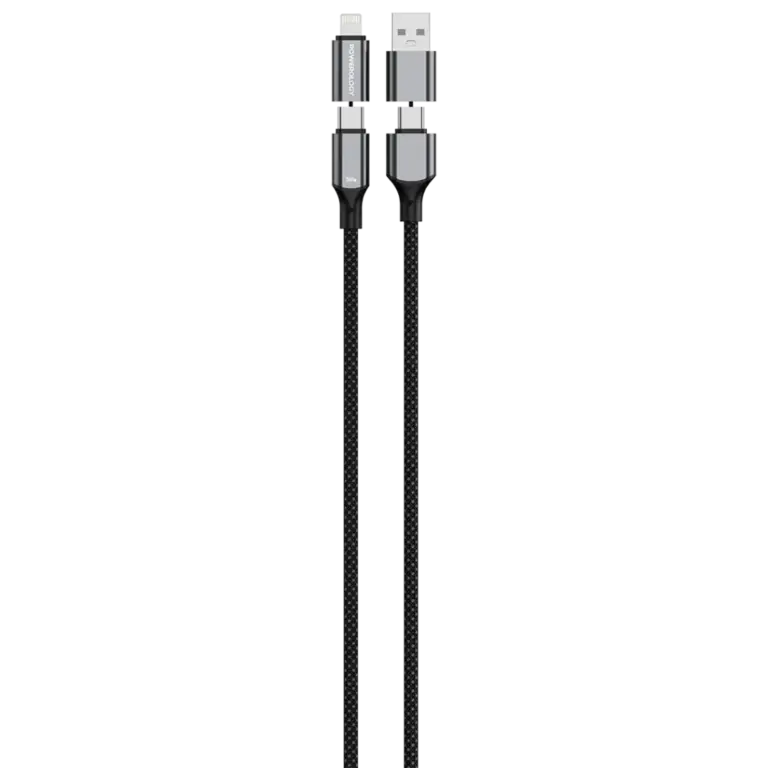 Powerology 4-In-1 Charging & Data Transfer Cable