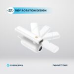 Powerology 4in1 180° Foldable Car Vacuum Cleaner