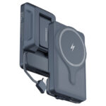 Powerology 5000mAh Power Bank With Magnetic Wireless Charger Car Mount