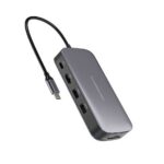 Powerology 512GB USB-C Hub & SSD Drive All-in-one Connectivity & Storage PD 100W