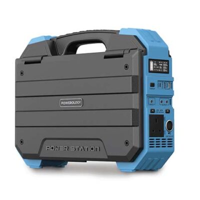Powerology 600W Portable Power Generator Integrated Solar Panel
