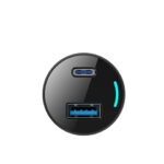 Powerology 65W PD + QC3.0 LED Dual Ports Car Charger