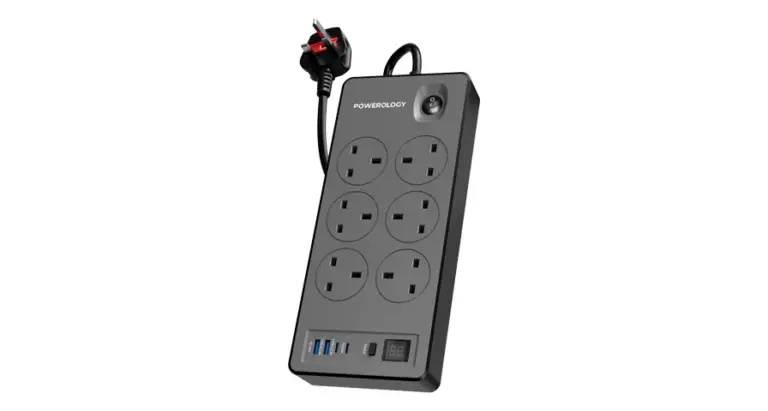 Powerology 6AC 2990W Power Strip PD 20W