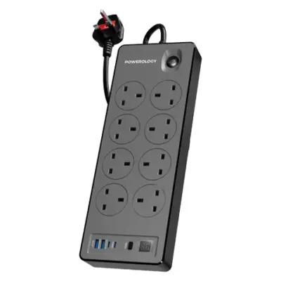 Powerology 8AC 2990W Power Strip PD 20W