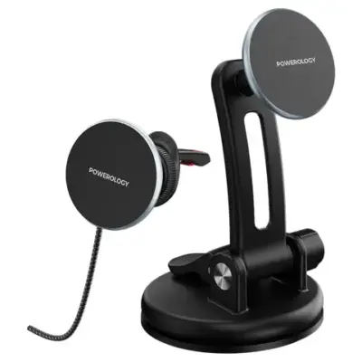 Powerology Airwave Magnetic Wireless Car Charger