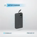 Powerology Aluminum 20000mAh Power Bank - Dark Gray