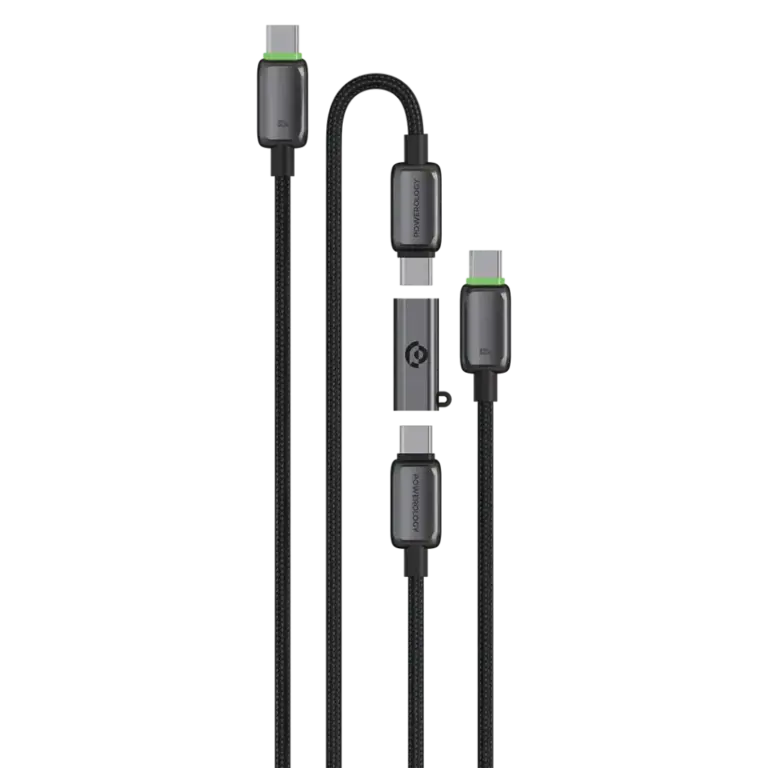 Powerology Argos Dual USB-C Cables with Connector