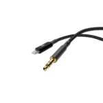 Powerology Braided AUX Lightning Audio Cable (1.2m/4ft)