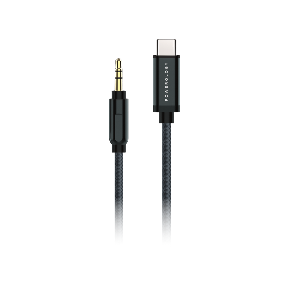 Powerology_Braided_Audio_Type__559a4d095c Powerology Braided Audio Type-C to 3.5mm AUX Cable - 1.2m / 4ft