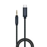 Powerology Braided Audio Type-C to 3.5mm AUX Cable - 1.2m / 4ft