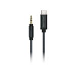 Powerology Braided Audio Type-C to 3.5mm AUX Cable - 1.2m / 4ft