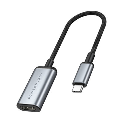 Powerology Braided Type-C to HDMI Cable 4K 60Hz