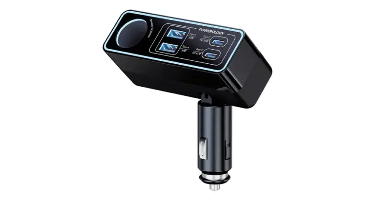 Powerology Brio 125W Multi-Port Car Charger