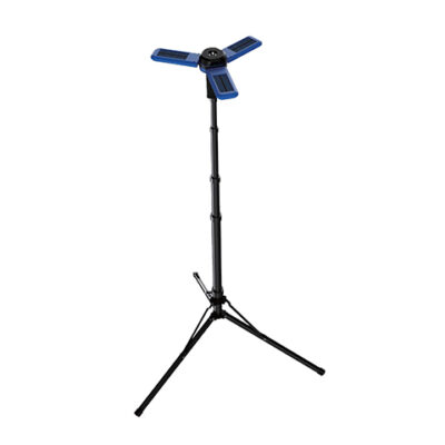 Powerology Camping Solar Foldable Tripod LED Light IPX4 3.7V 2600mAh