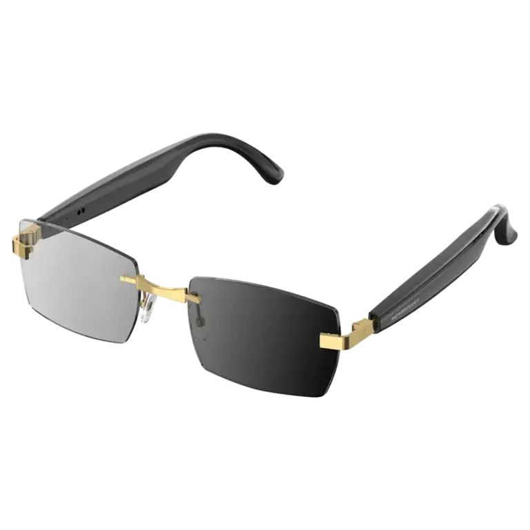 Powerology Cannes Smart Audio Sunglasses - Gold/Black