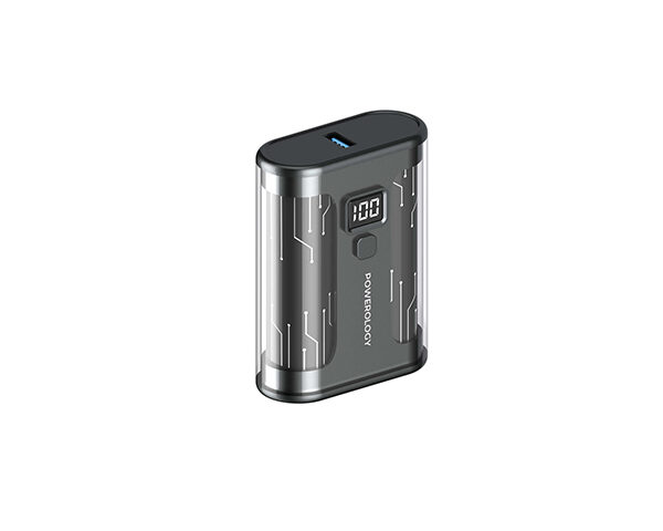 Powerology Crystalline Series Power bank 10000mAh PD 35W - Transparent/Grey