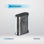 Powerology Crystalline Series Power bank 10000mAh PD 35W - Transparent/Grey