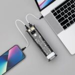 Powerology Crystalline Series Power Bank 24000mAh PD 100W - Dark Gray