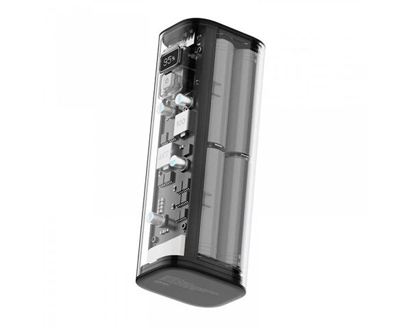 Powerology Crystalline Series Power Bank 24000mAh PD 100W - Dark Gray