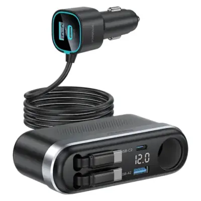 Powerology Currnex 60W Multi-Port Car Charger