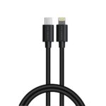 Powerology Data Sync and Charging USB-C to Lightning Cable Combo
