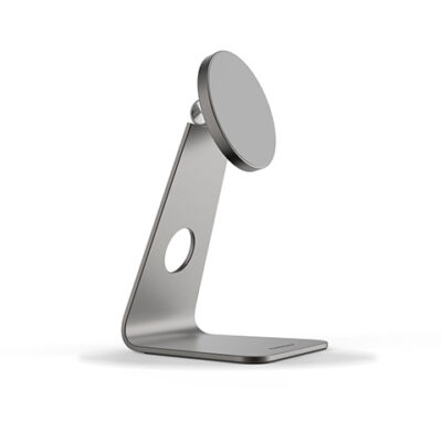 Powerology Desktop Acute Magsafe Phone Stand with 17*N52 Magnets - Dark Grey
